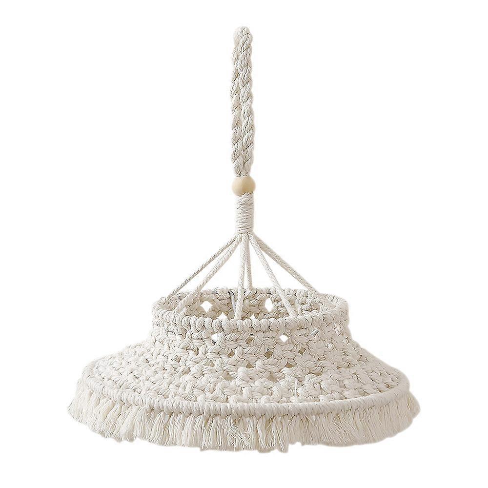 Macrame Lamp Shade Boho Hanging Pendant Light Cover Modern Office