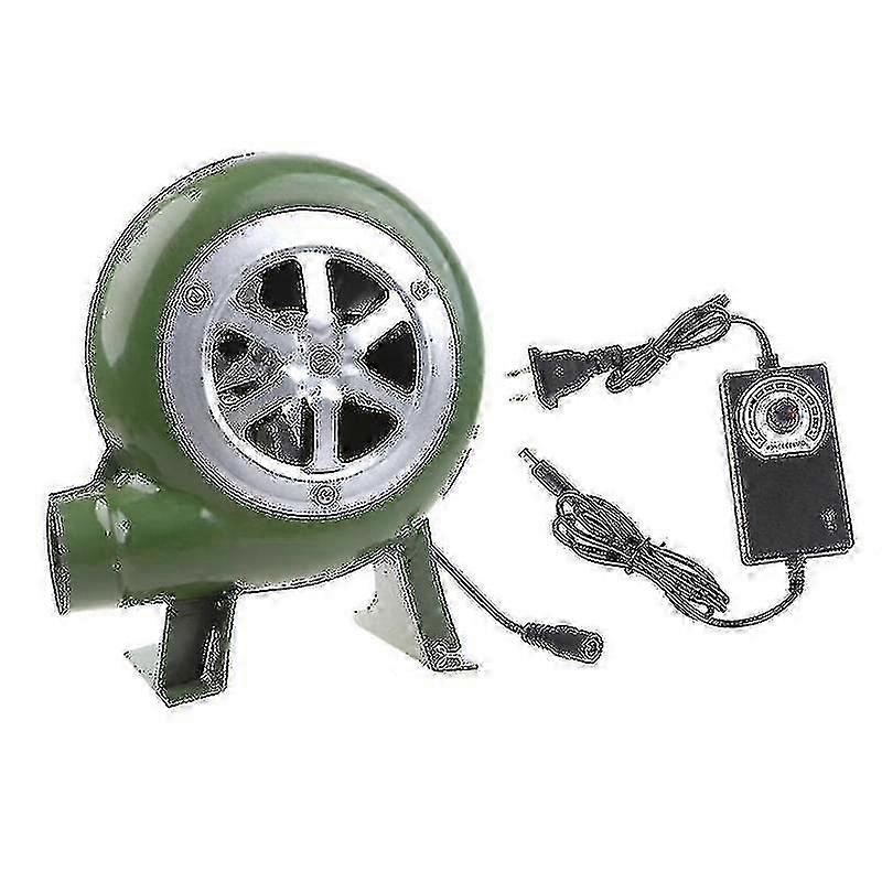 قوية شواء منفاخ الفحم مدخنة كاتب مروحة شواء ، مروحة مدخن منفاخ كهربائي حديد AC100-240V 2900rpm قابل للتعديل-dwdz