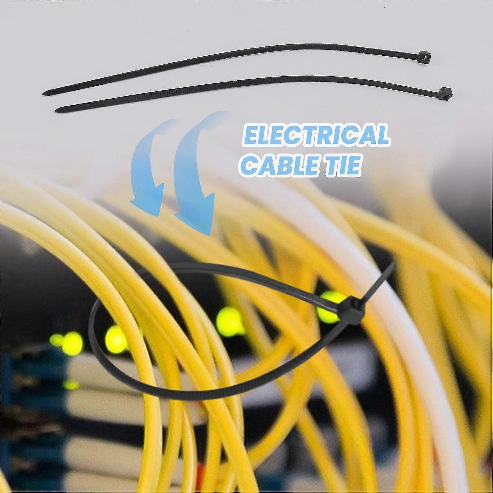 100 Pcs 150 x 1.8mm Electrical Cable Tie Wrap Nylon Fastening