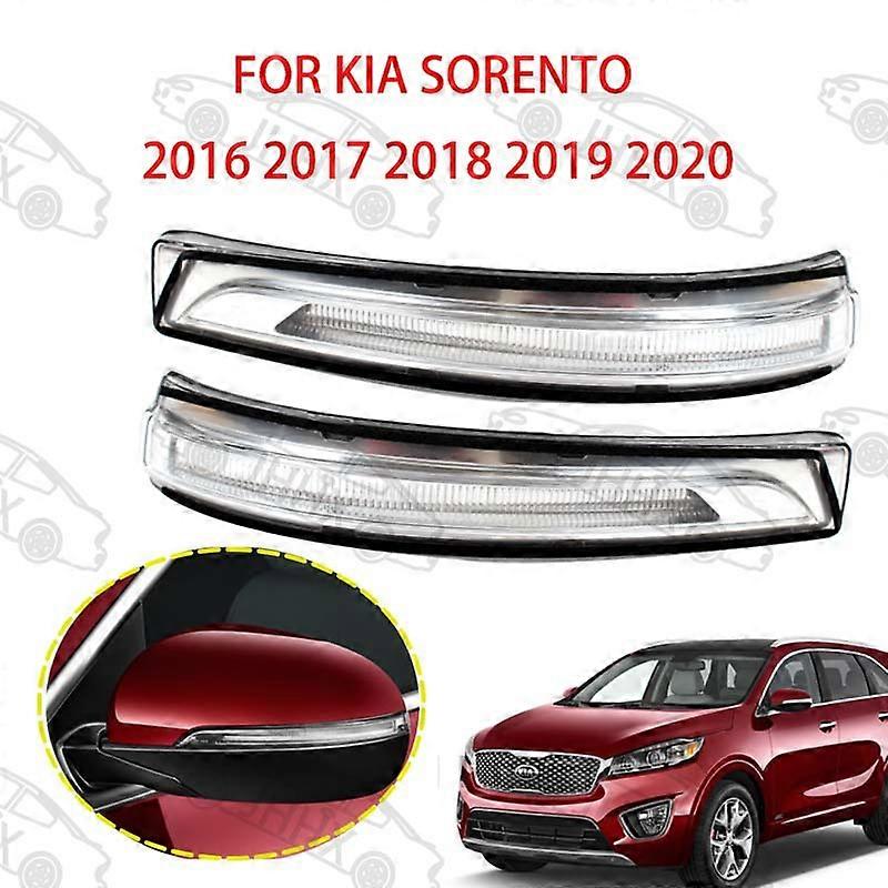 Compatible Sorento Sorento 2016 2017 2018-2020 Rearview Mirror Light Reversing Mirror Light Turn Signal Reflective Light