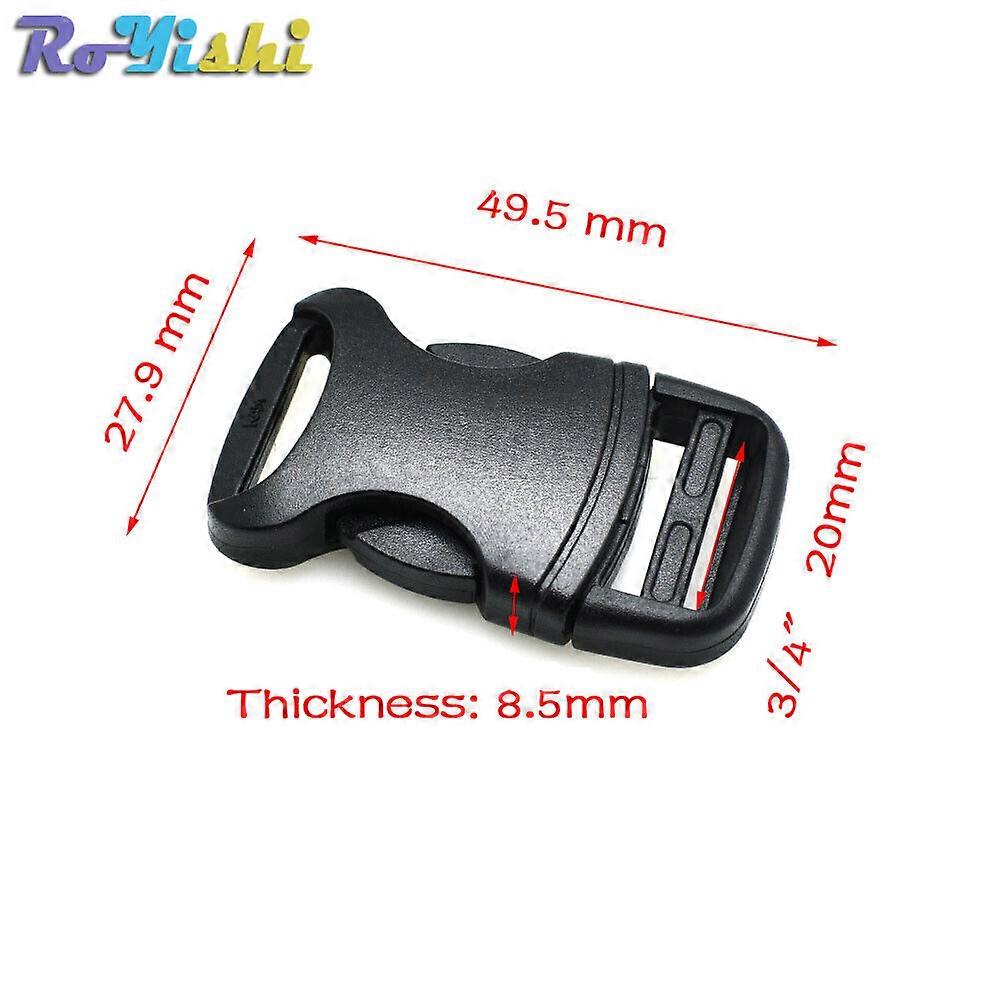 Plastic Arched Buckle For Backpack Straps Luggage Accessories Webbing
