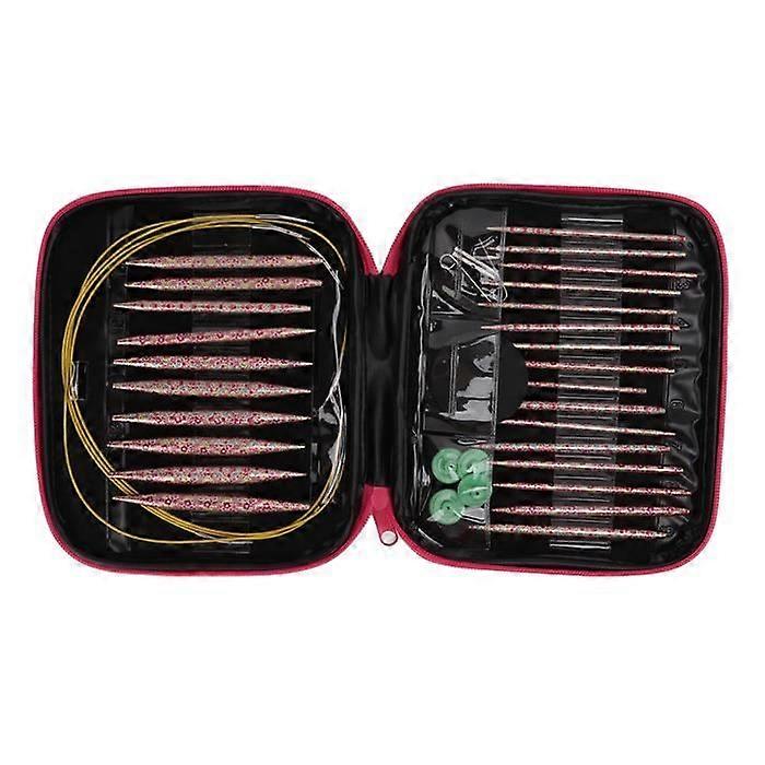 Knitting Kit Knitting Needles Circular Knitting Needles Set Removable Interchangeable Loops Sweater