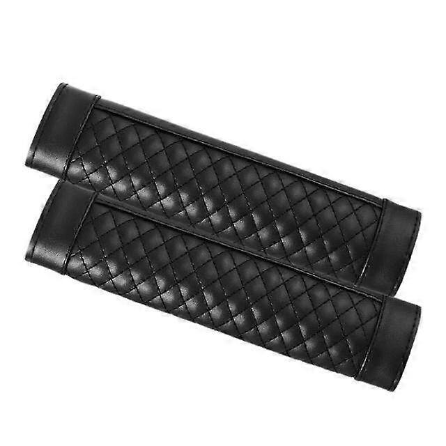2Pcs PU δερμάτινες ζώνες ασφαλείας αυτοκινήτων καλύπτουν καθολική αυτόματη εσωτερική διακόσμηση ώμων προστασία ασφαλών αξεσουάρ ζωνών ασφαλείας αυτοκινήτων