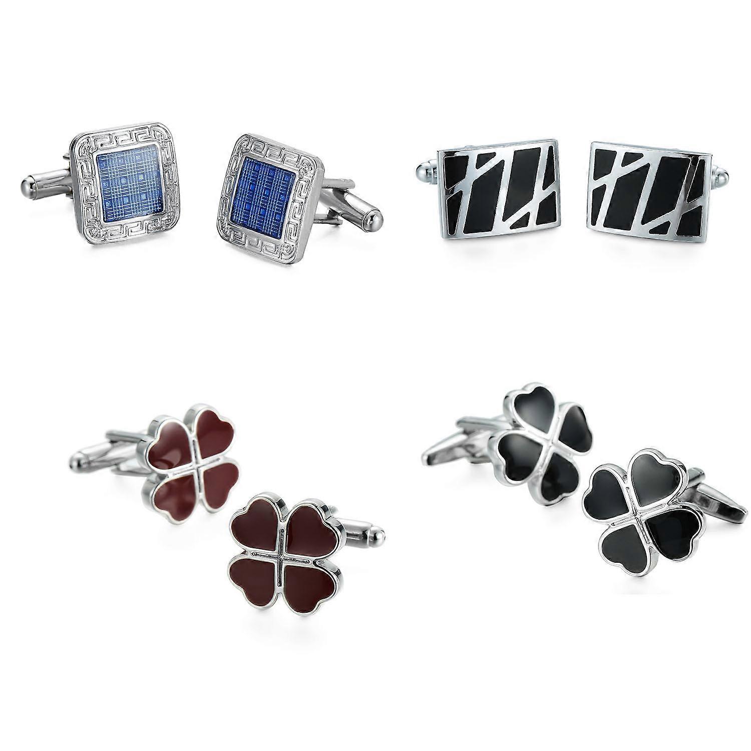 A)4 paar Franse manchetknopen