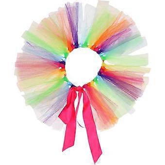 Rainbow Pet Clothes Robes pour chiens - Jupe tutu en maille Robe tutu pour petits chiens chats - Costumes pour chiens