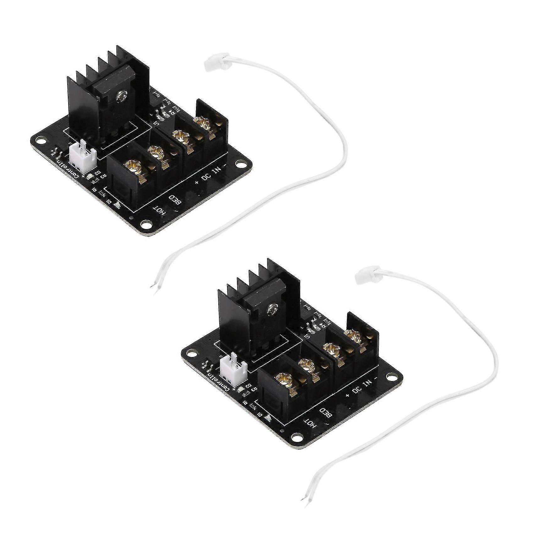 3d Printer Hotbed Mosfet Expansion Module Inc 2pin Lead Black