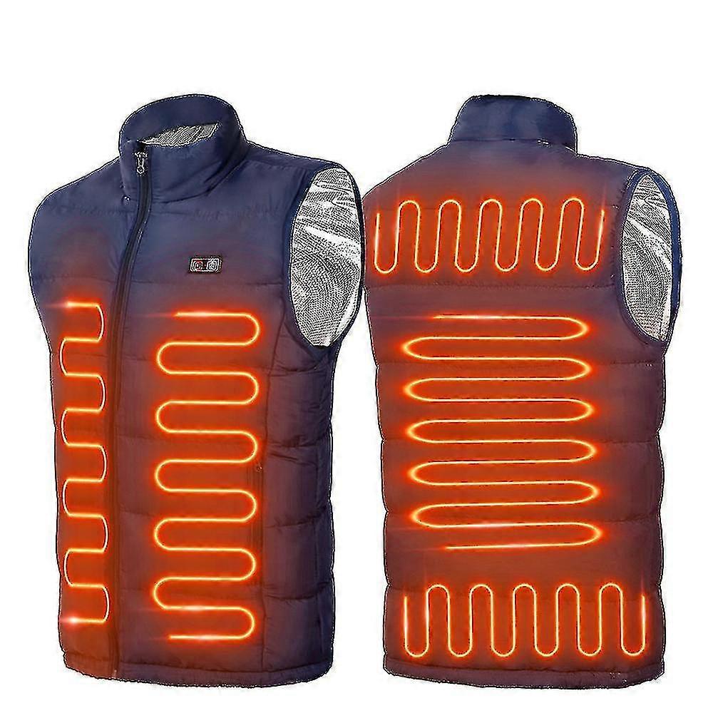 Gilet riscaldato Uomini Donne Usb Giacca riscaldata Riscaldamento Indumento termico