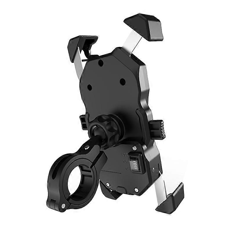 Universal Motorcycle Stem Mount & TiGRA Charge Thru Case for Samsung Galaxy S8 PLUS (sku 45622)