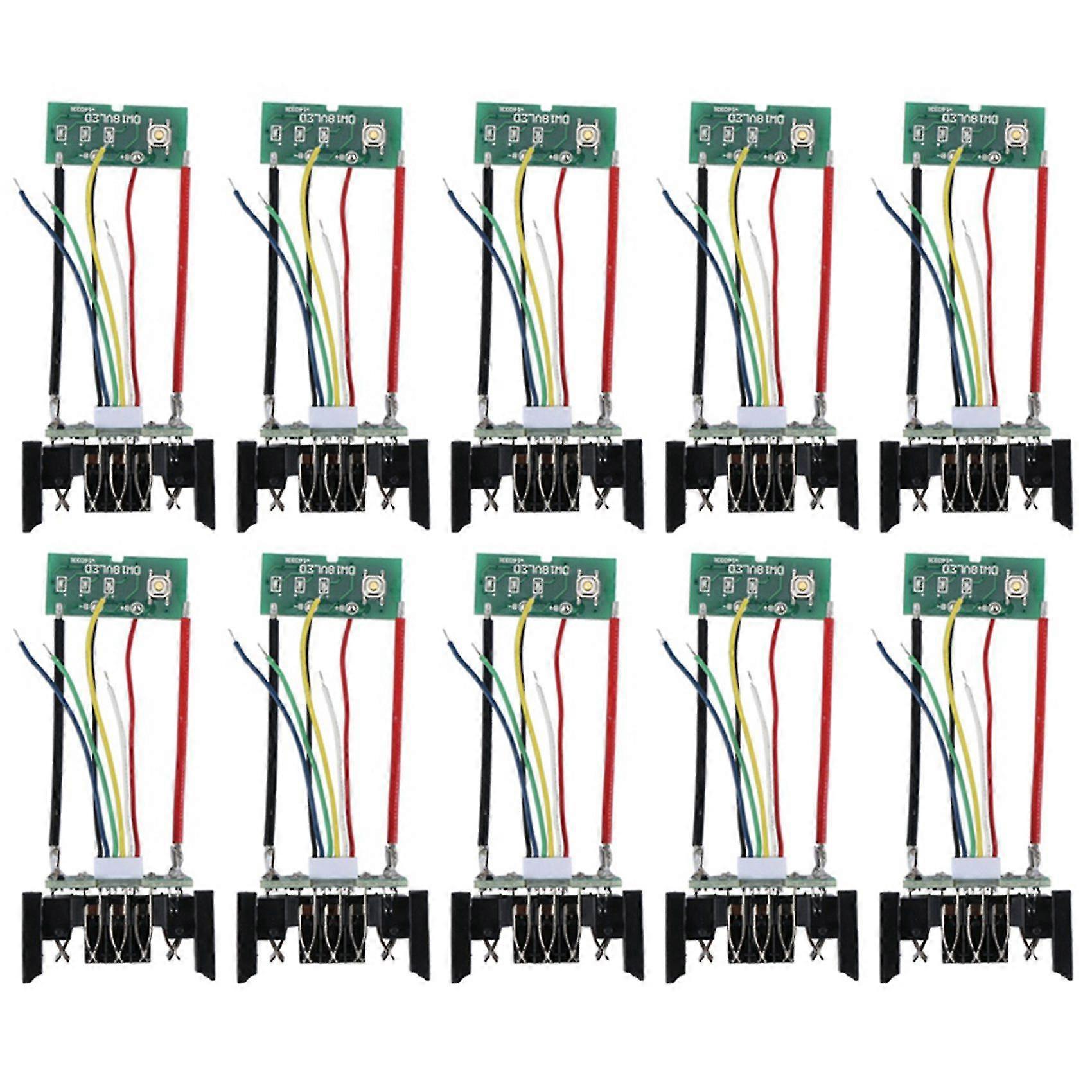 10pcs 18v 20v Dcb201 - Battery Pcb Charging Protection Circuit Board For