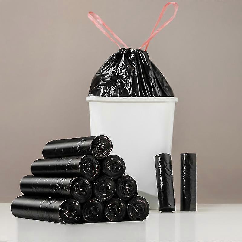 Heavy Duty Drawstring Trash Bags, Trash Bag, Garbage Bag Black