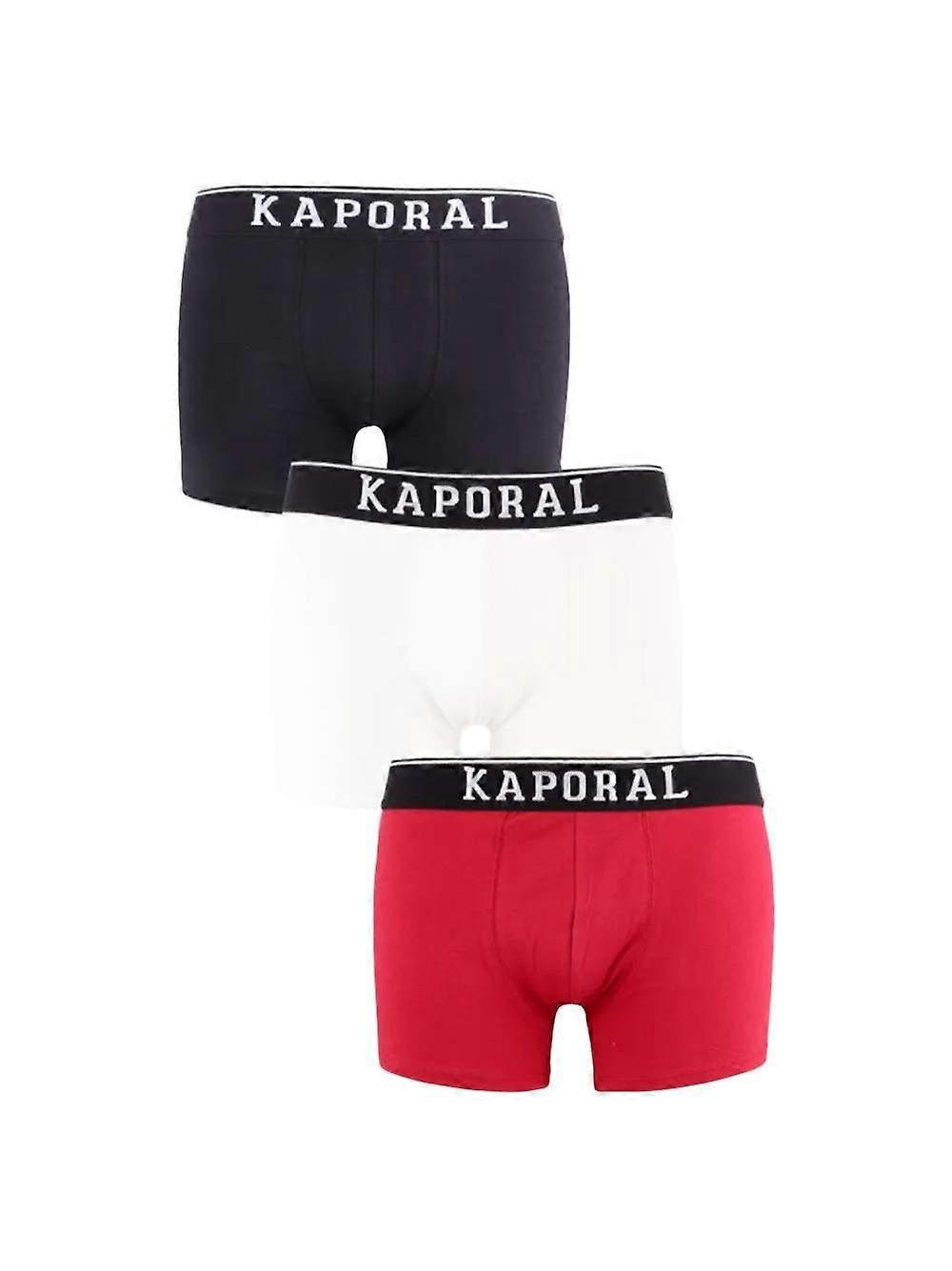 Kaporal Pack x3 Front logo Boxer Shorts Men Multicolor