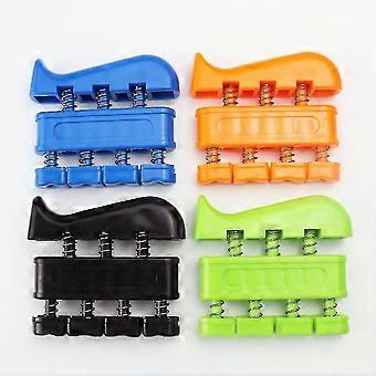 4 Pack Finger Strengthener - Finger Exerciser For Forearm And Hand Strengthener - Hand Grip Workout Equipment For Musician, Rock Climbing And Therapy-