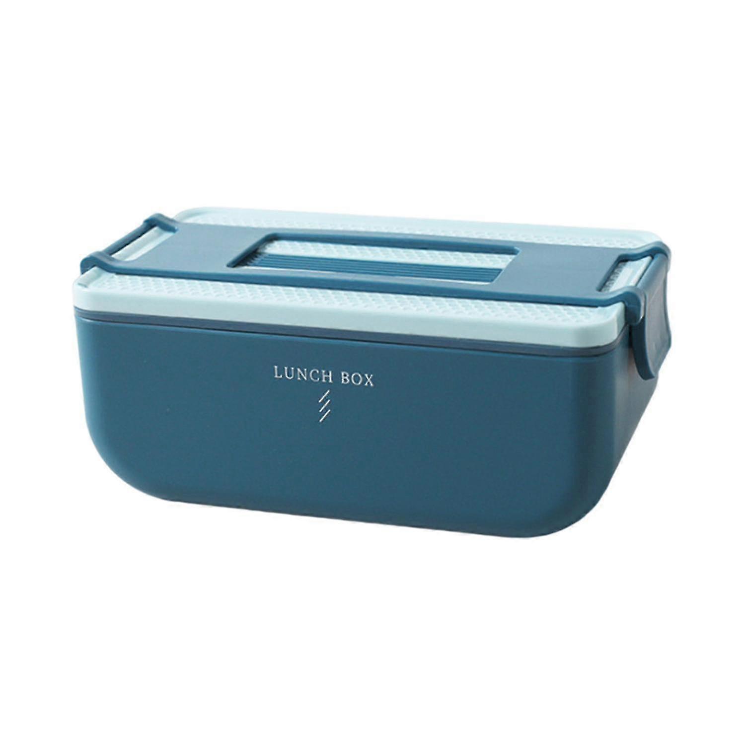 800/1600ML Lunch Box Portable Good Sealing PP Single/Double Layer Food Container Household Supplies-ZZY