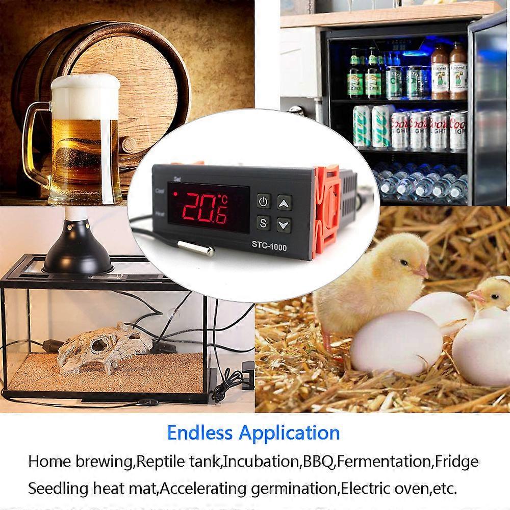 Digital LCD Temperature Controller Thermostat STC-... – Vicedeal