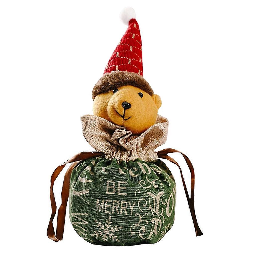 Christmas Candy Bag Drawstring Wrapping Organization Bags Accessory