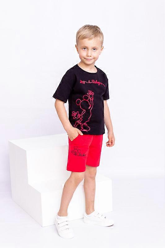 Boys’ Clothing Set – T-Shirt & Shorts, Durable Knit & Stylish Print, Summer, HC 6265-057-33