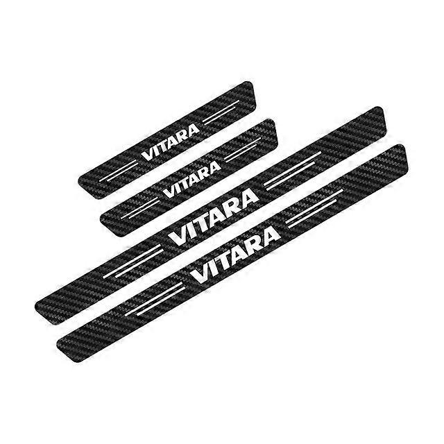 For Suzuki Swift Ignis Jimny Celerio Baleno Grand-Vitara Ciaz Equator Ertiga Samurai S-Cross SX4 Alto Car Door Sill Stickers