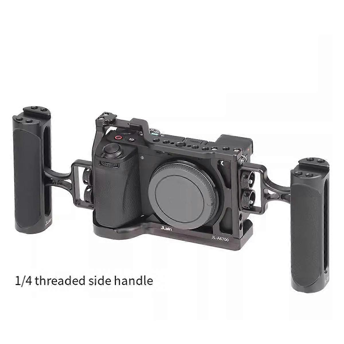 Camera Rabbit Cage for A6700 Camera Rabbit Cage Expansion Frame Kit Vertical Handle Rabbit Cage