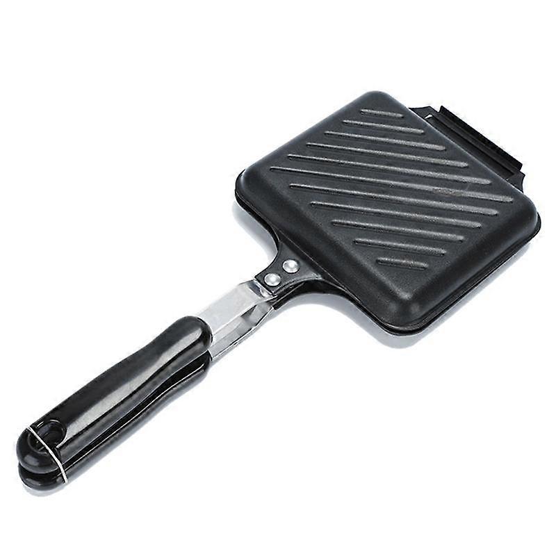 Frying Pan Toast Flip Grill Sandwich Fine Iron Grilled Cheese Maker Rapid Heating Cookware Detachable Non-Stick