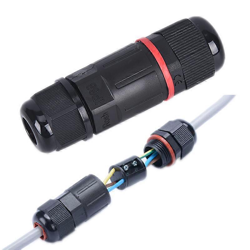 Cable Connector Waterproof IP68 16A Electrical Wire Sealed 3 pin Wire Connector