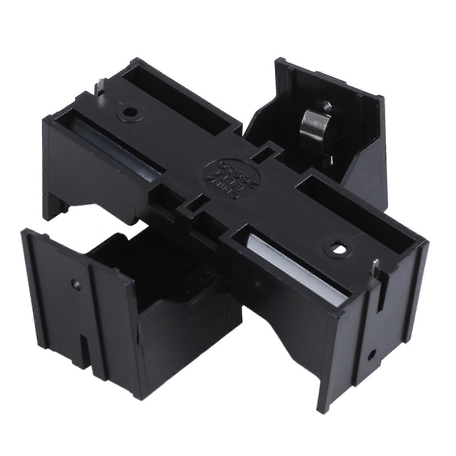 Plastic Single 26650 Battery Holder Case Storage Box 10Pcs Black Banmo