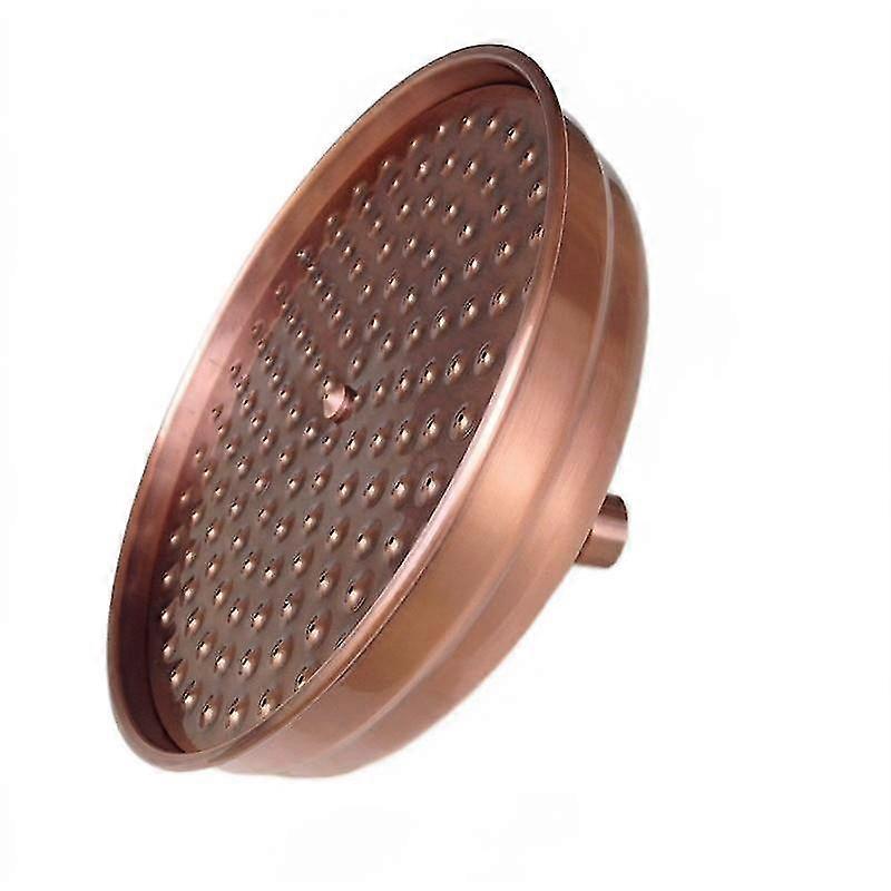 8 Inch Red Copper Antique Brass Round Shape Shower