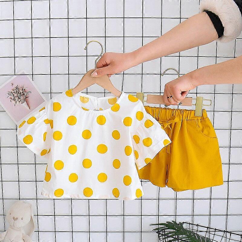 De zomer Koele Baby Jonge geitjes Kleren stelt Leuke 0-5 Jaar Oude jonge geitjes Meisjeskleding Openluchtslijtage in