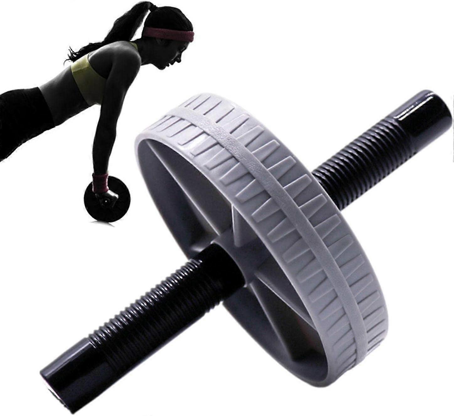 Ab Wheel - Portable Abdominal Exercise Roller with Handles - Ab T
