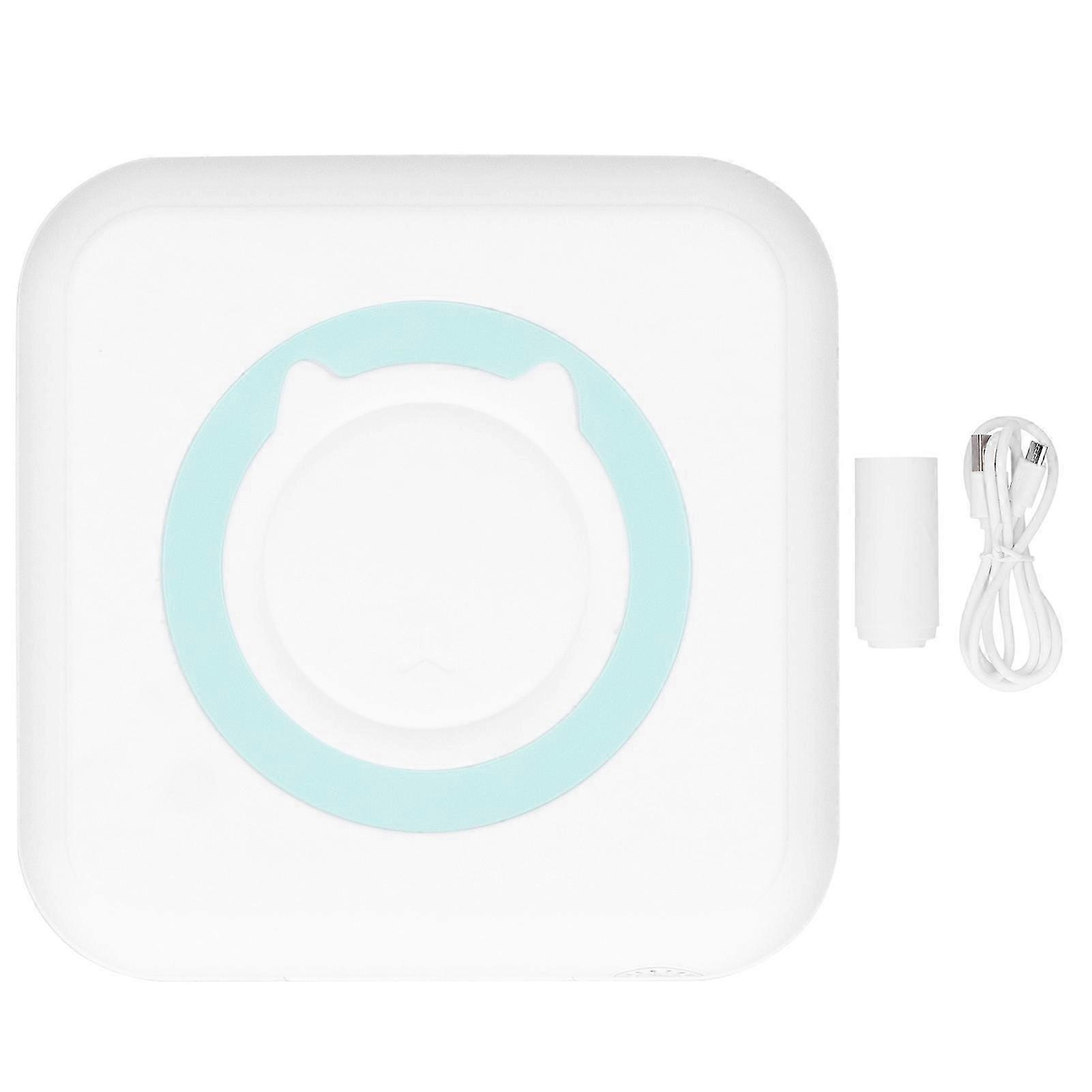 Mini Printer Thermal Portable Wireless Bluetooth Label Wrong Question Printing 200dpiGreen