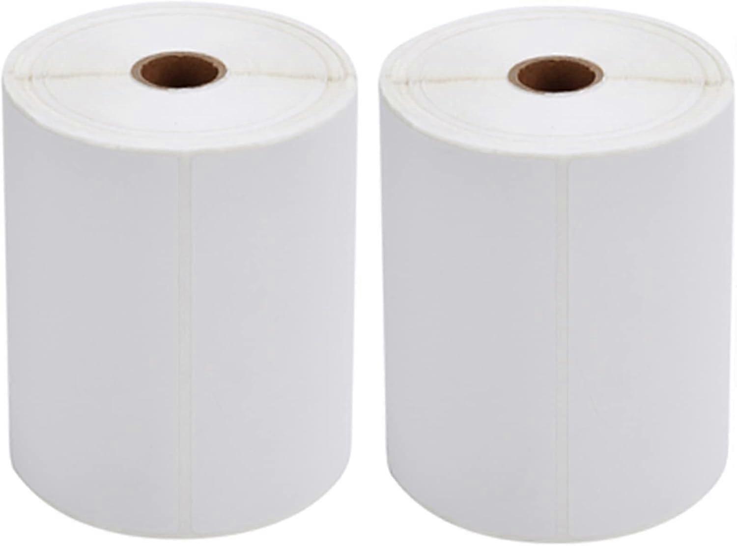 2 rolls of 4x6 direct thermal shipping labels, compatible with Zebra 2844 ZP-450 ZP-500 ZP-505