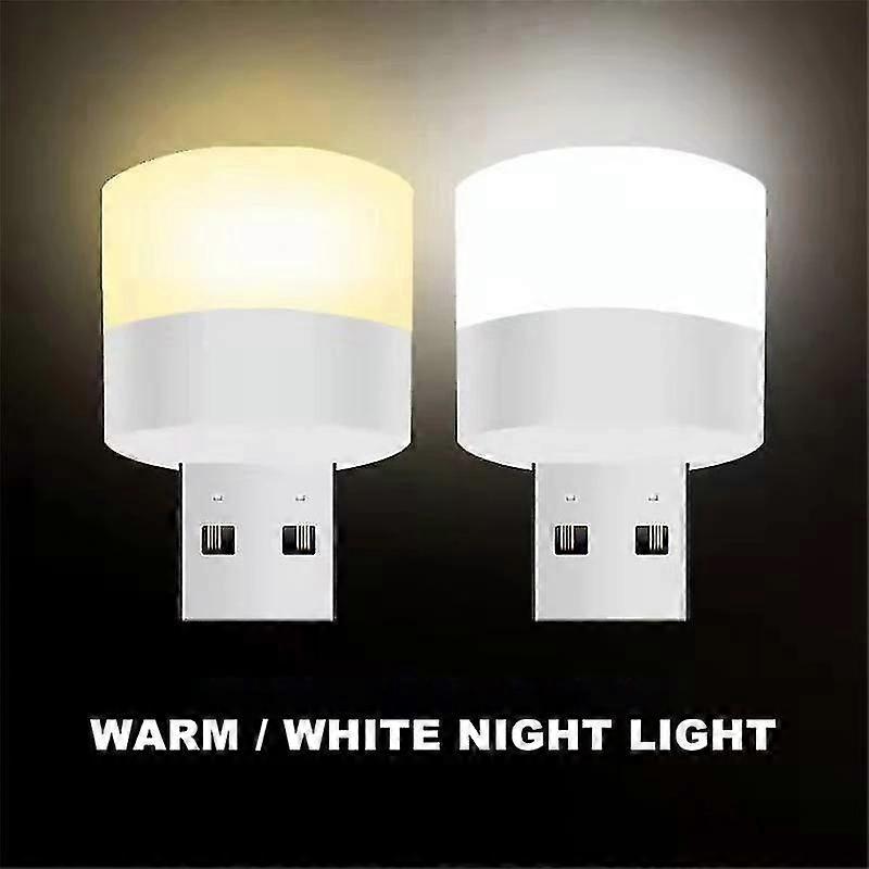 2er Pack Usb Mini Led Nachtlicht USB Stecker Lampe Powerbank Aufladen Usb