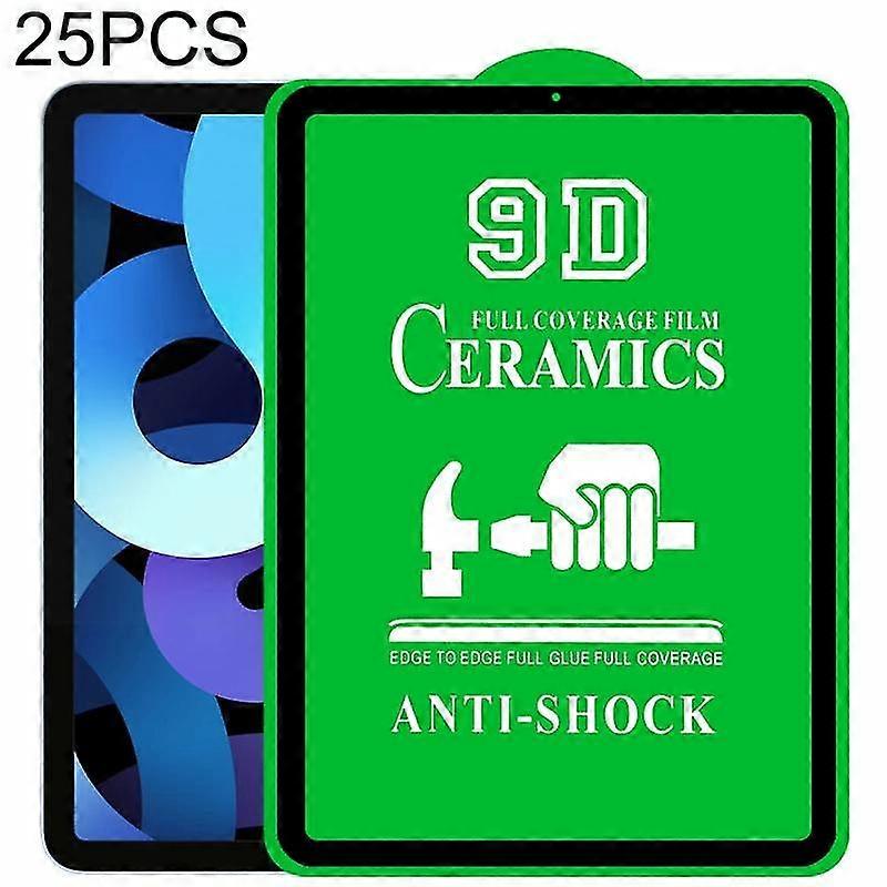 25 pezzi 9d colla a schermo intero tablet pellicola ceramica per ipad mini 6