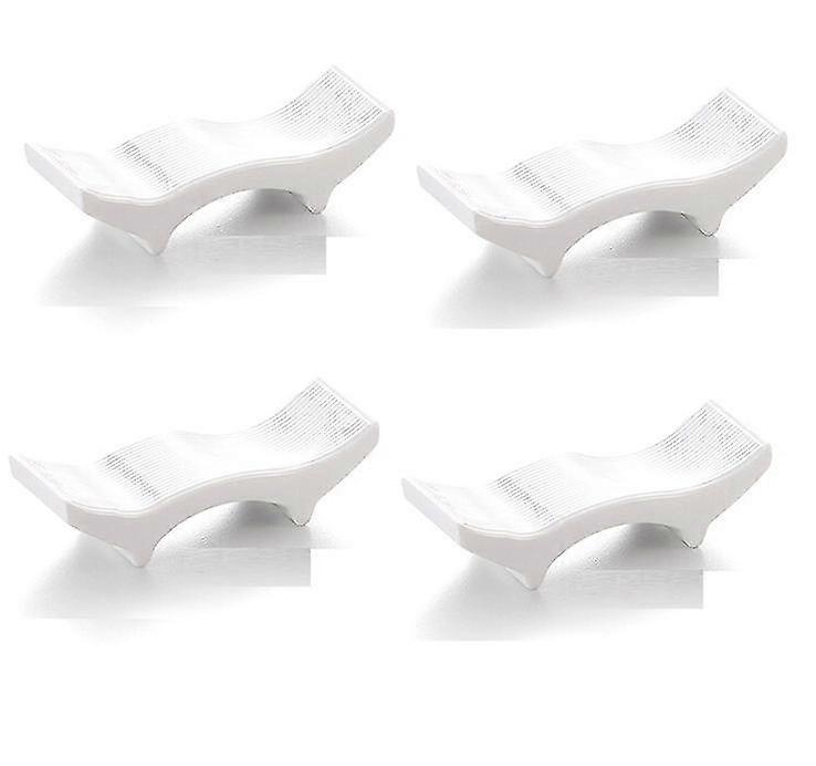 5pcs Melamine Chopstick Rest Imitação Porcelana Spoon Rest Chopstick Rest For Hotel And Residential