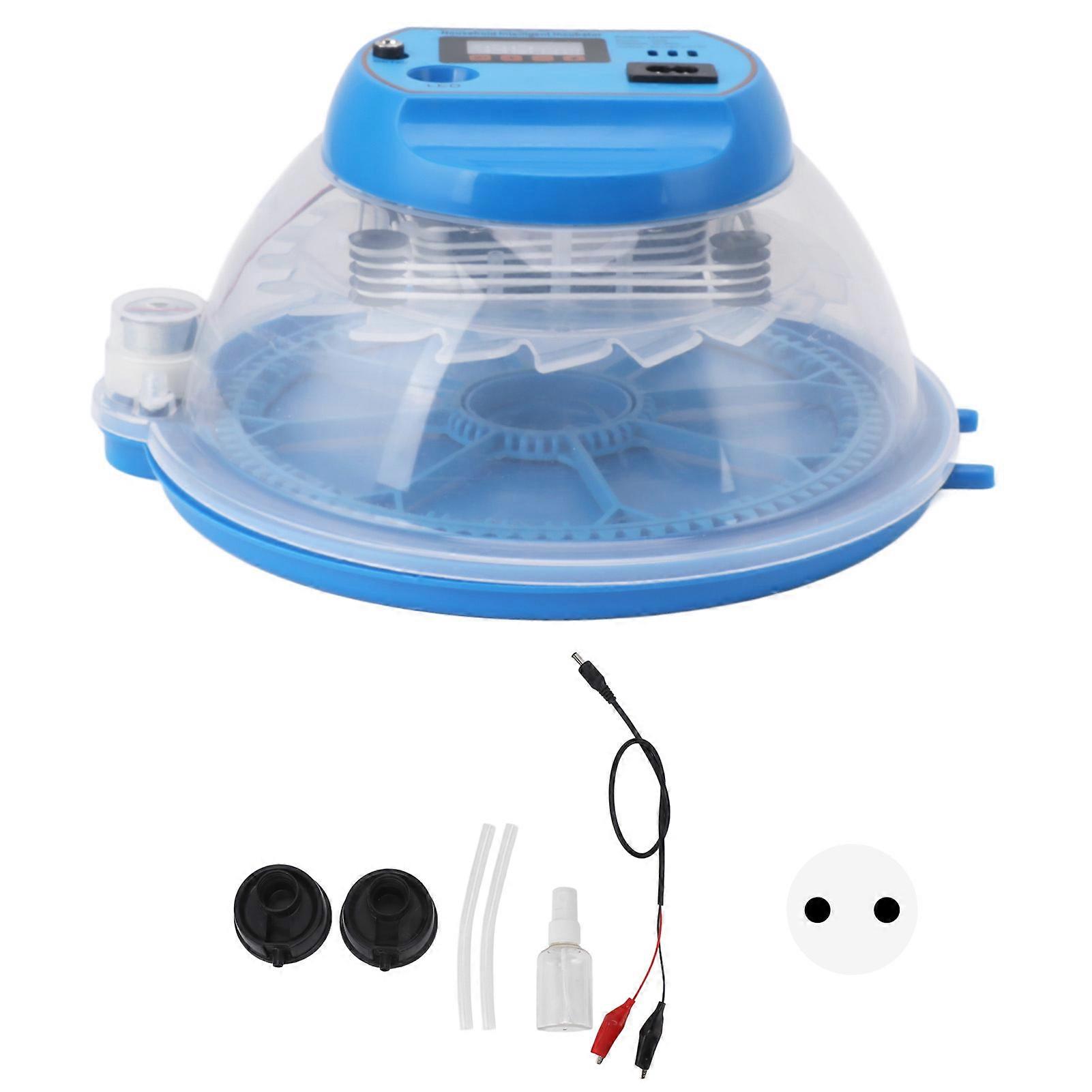8 Eggs Incubators Temperature Control Automatic Egg Turner for Hatching Chickens Pigeon Quail Duck EU Plug 220V