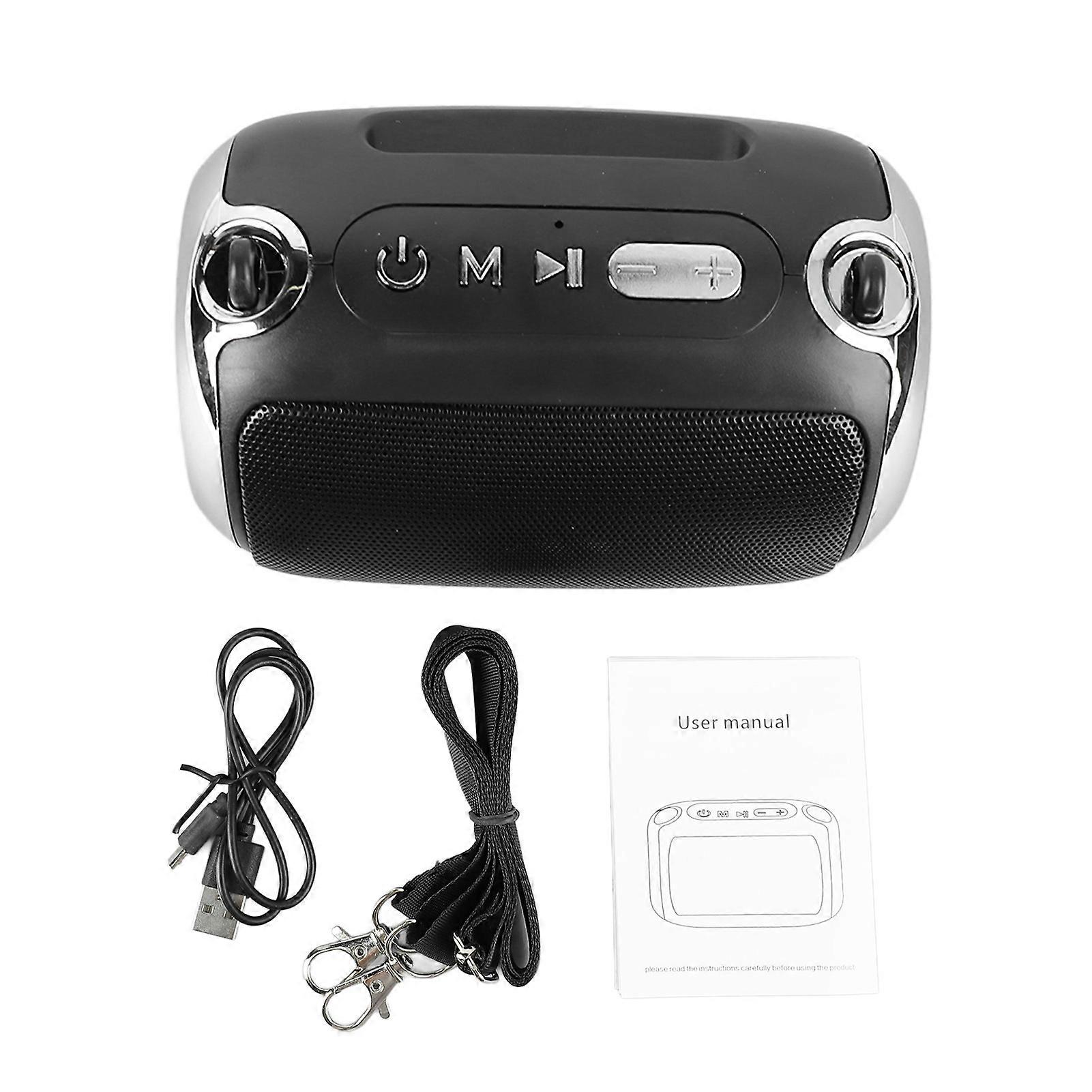 Portable Strap Wireless Speaker Support Memory Card U Disk HiFi Rechargeable Portable Bluetooth Speaker