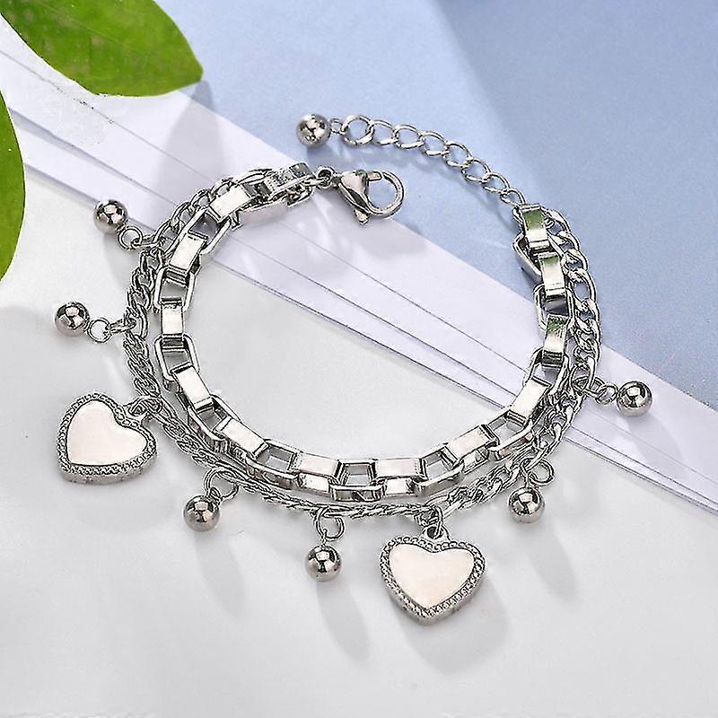 Heart Charm Bracelet