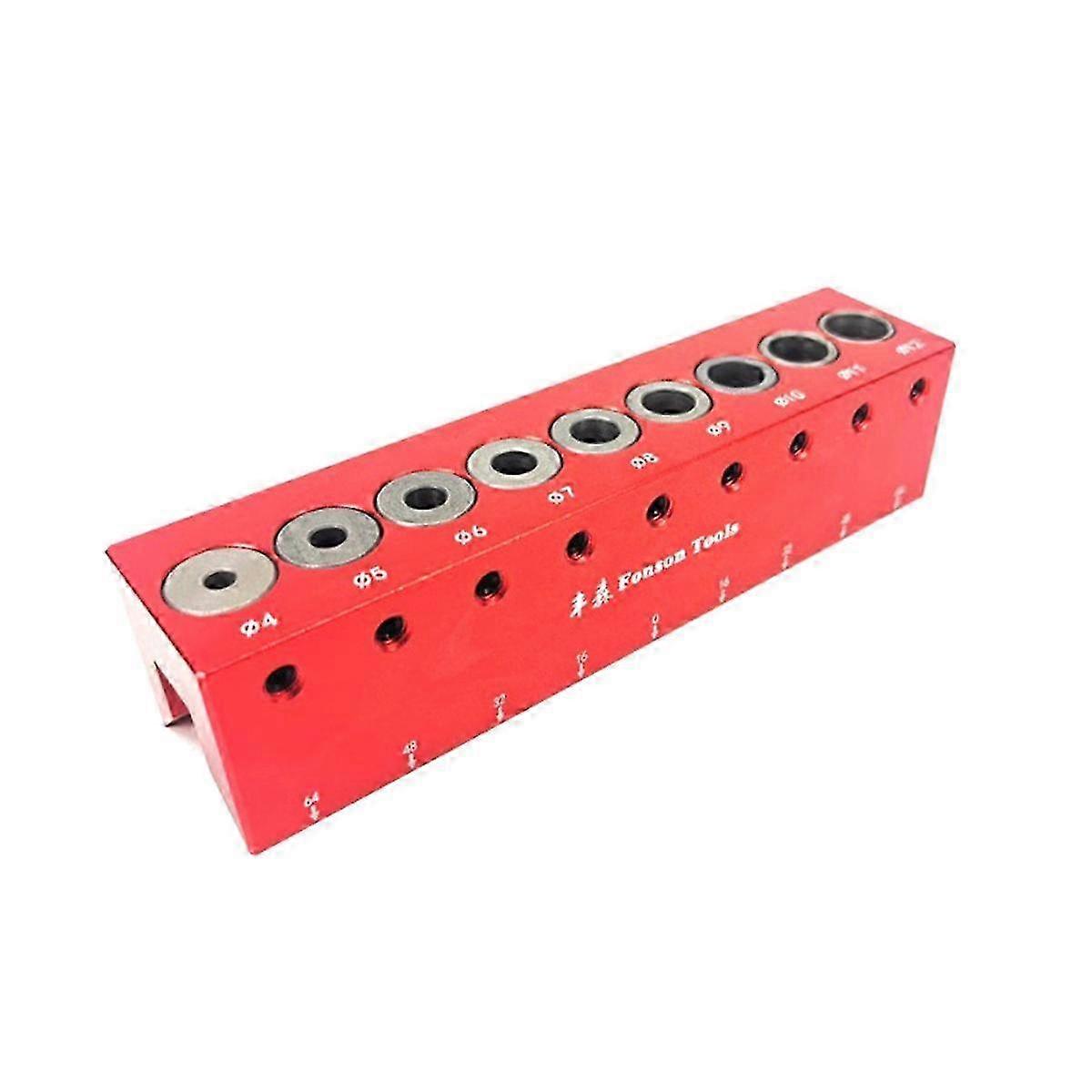 Self Centering Doweling Jig 4-12mm Step Drill Guide Set Wood Dowel Pocket Hole Woodwork Joint Tool
