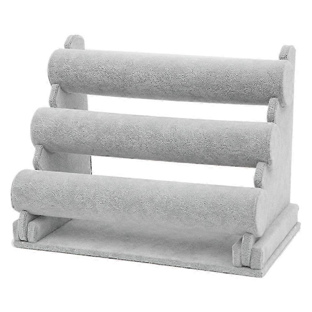 3 Tiers Bracelet Display Stand Saving Space Jewellery Organiser Multipurpose Watch Storage Bracket