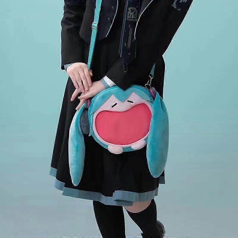 Hatsune Miku Ita Tasche Plüsch Frauen Tasche Shool Student Rucksack Hatsune Miku Tragetasche Schulter Mädchen Geschenk Rot