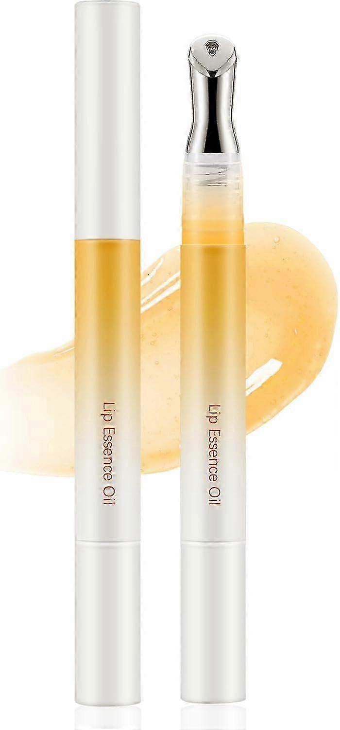 Lip Balm, Peach Flavor Moisturizing Lip Care for Dry Lips, Moisturizing Colorless Lipstick, Non-Sticky Lip Oil, Lightweight, All Day Hydration
