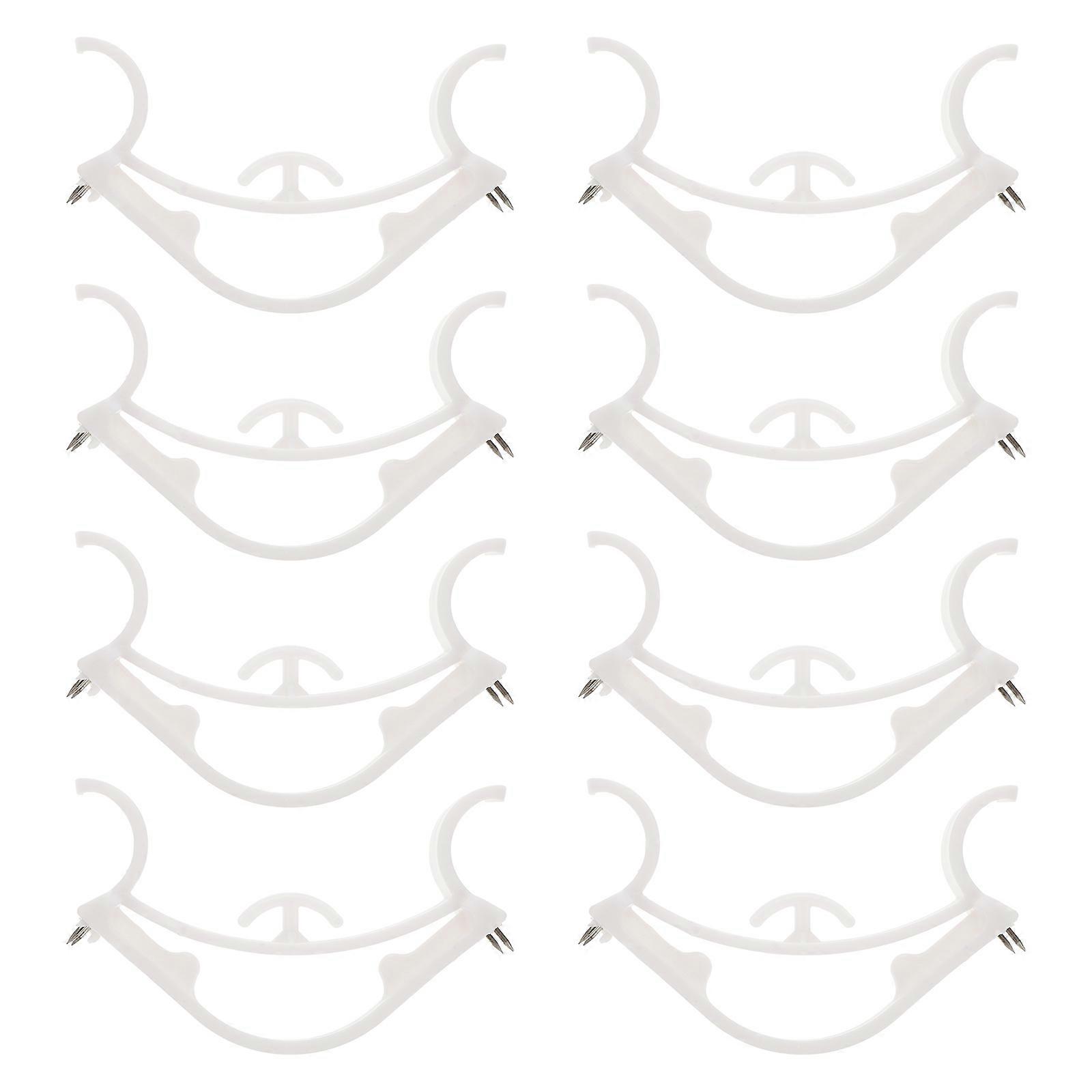 8pcs Corner Elastic Hook Reusable Removable Multi-purpose Utility Hook Accessory