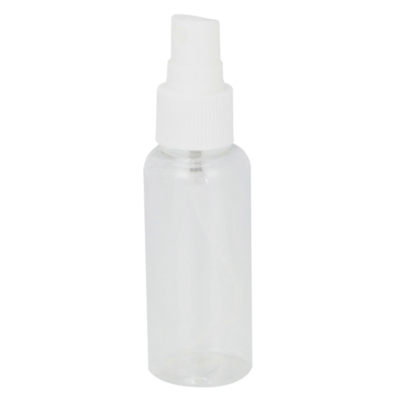 50 Pieces 50ml Spray Bottles Plastic Empty Refillable Atomiser Transparent Travel Bottle-in Stock