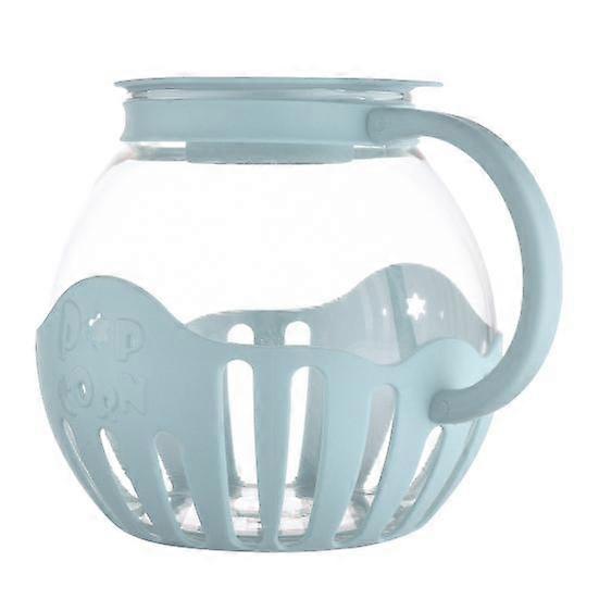 Glass Microwave Popcorn Popper 3-in-1 Multifunctional Jar with Silicone Lid for Family Party High Temp Resistant BPA-Free Easy Popcorn Making Tools