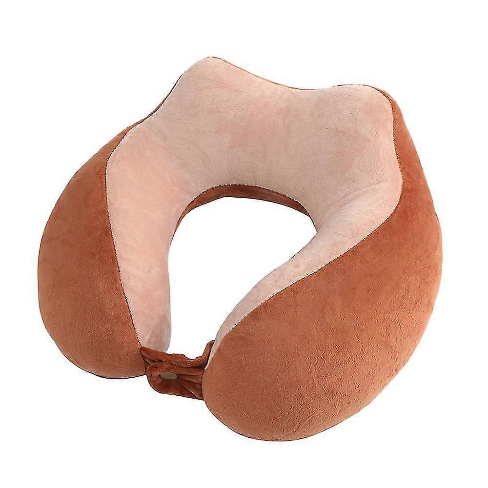 Travel Pillow For Kids And Adults, Cute Animal Memory Foam Ne Pillow With Soft Fce Cover