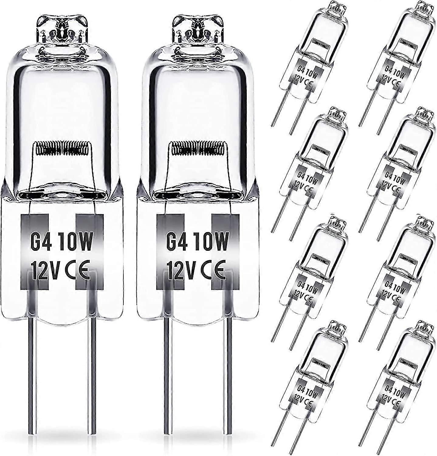 G4 Halgen Bulbs 10w, G4 Bulb, 2 Pin Light Bulbs With 150lm, 3000k Warm White, Dimmable - 20 Pack
