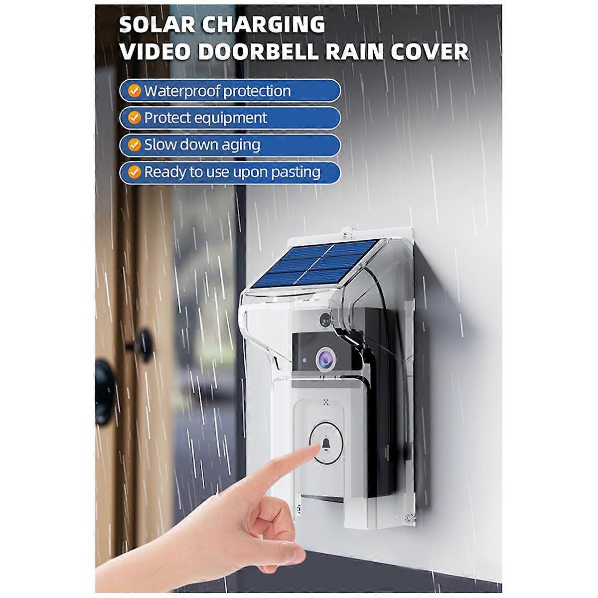 WIFIvisual Doorbell Camera Wireless Solar Charging Waterproof Night ...