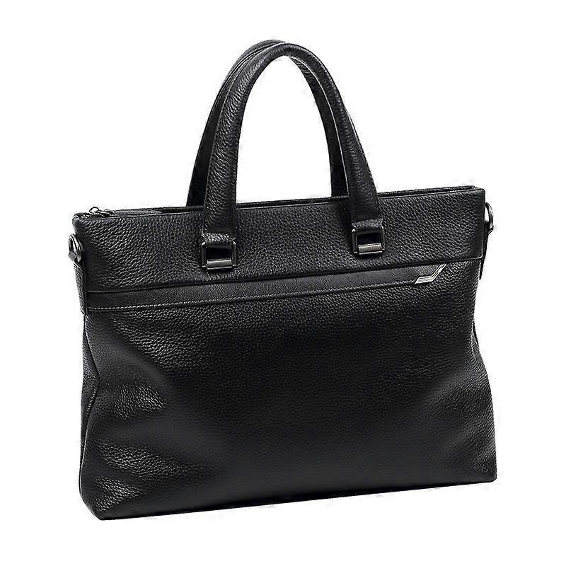 Business Herr Handväska Avancerat Mode Mode Väska Toppskikt Kohud Mode Casual Äkta Läder Portfölj