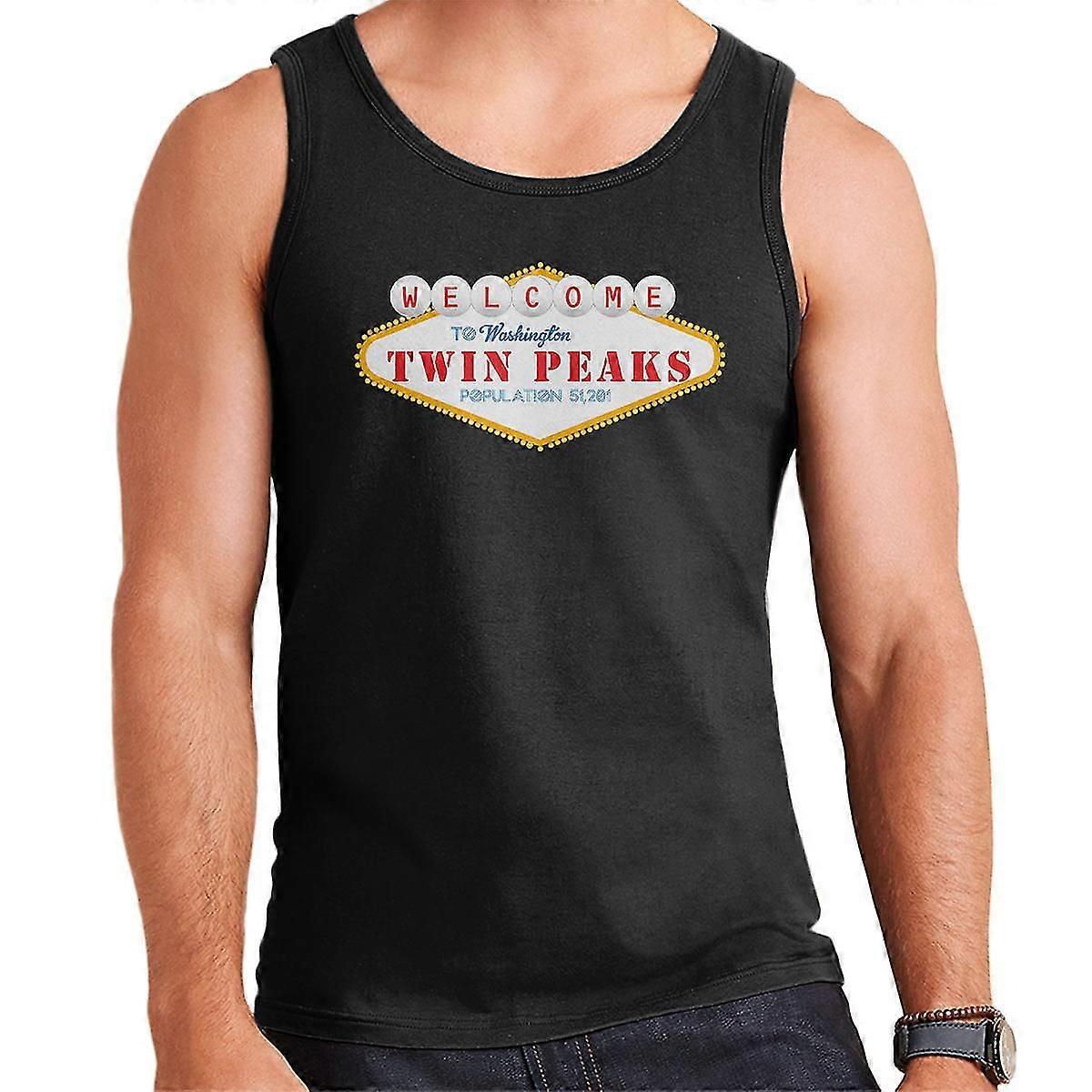 Twin Peaks Welcome Sign Chaleco para hombre