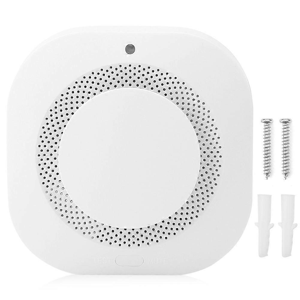 Independent Smoke Detector Fire Protection Sound Light Alarm Sensor Smart Cordless