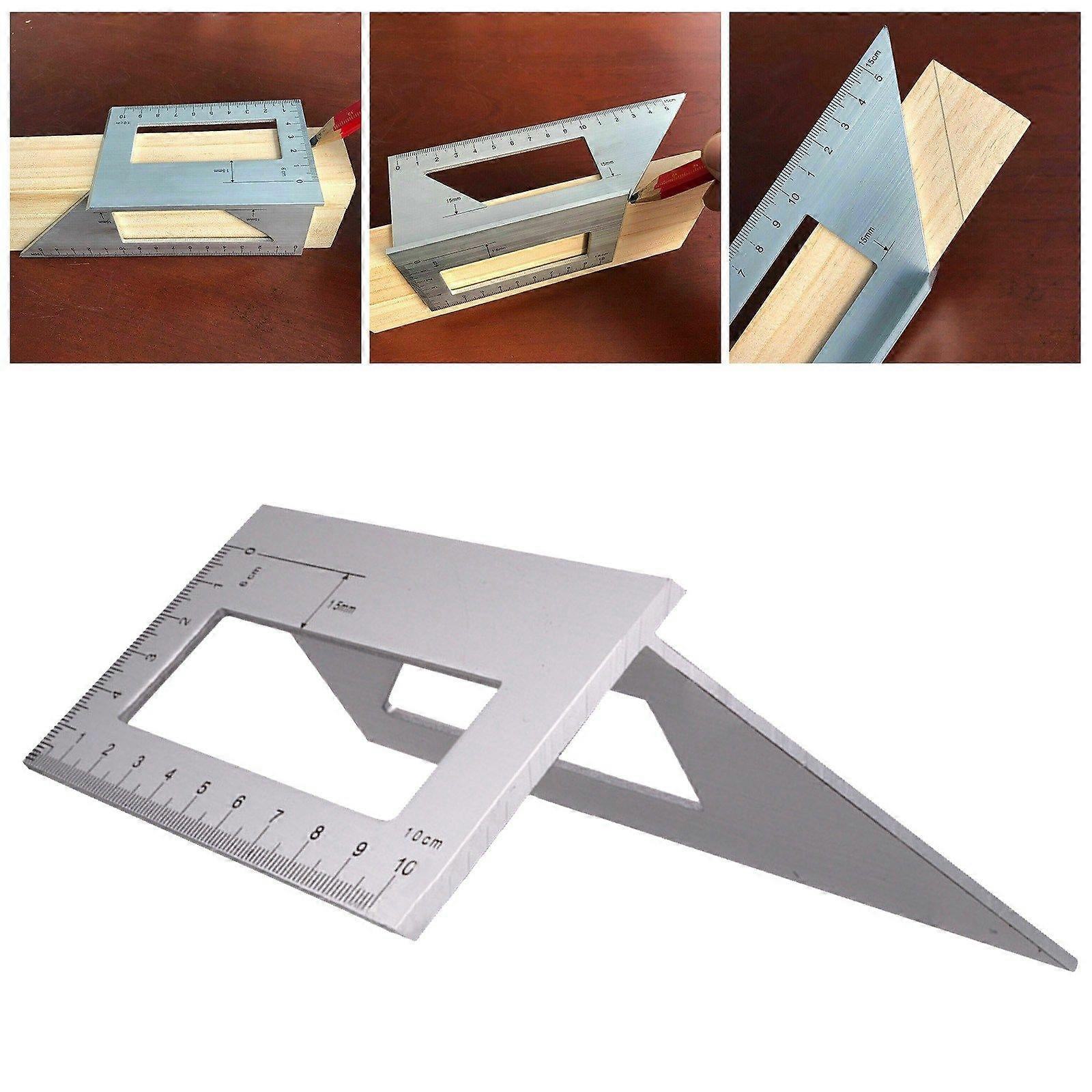 Multifunctional Square 45/90 Degree Gauge Angle Ruler Measuring Tool Charm